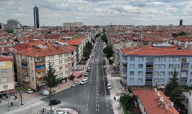Konya Büyükşehir Belediyesi’nden Malas Caddesi’ne Yenileme Çalışması