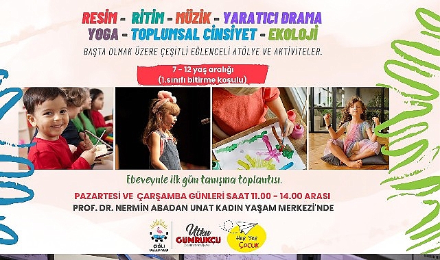 Çiğli’de Çocuk Atölyeleri Kuruluyor