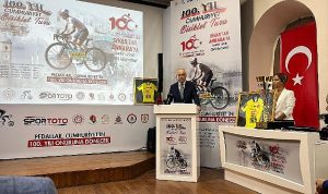 Cumhuriyet Bisiklet Turu’nda Müftüoğlu’ndan anlamlı jest