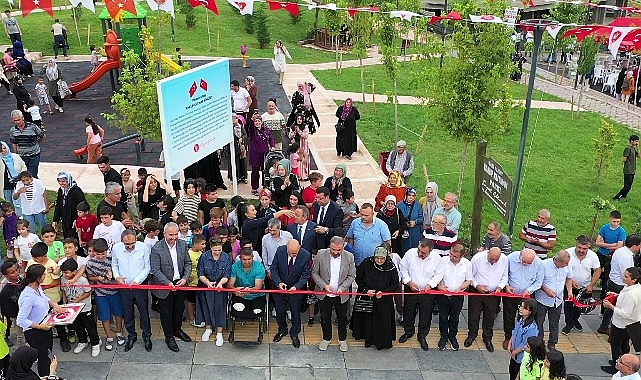Gazi yakup kutman parkı keçiören’de açıldı 