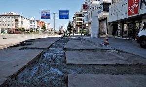 Zübeyde hanım caddesi’nde yağmur suyu hatları güçlendirildi 