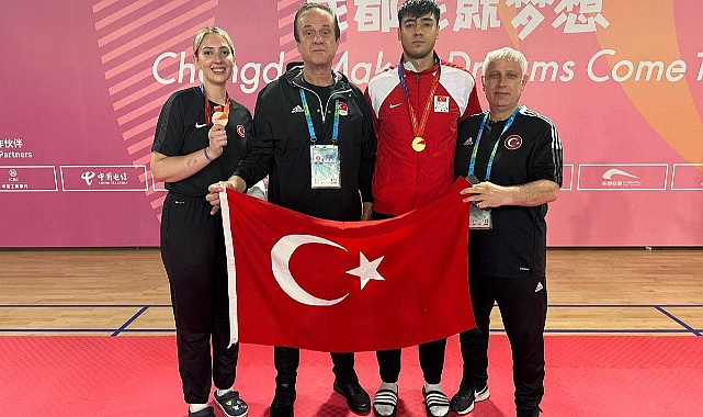 Kırık elle bronz madalya aldı