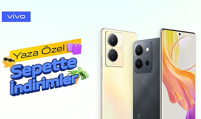 vivo’nun en yeni ve şık telefonları yaza özel sepet indirimleri ile Myvivoshop’ta