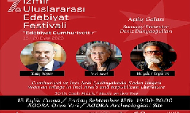 7. Uluslararası İzmir Edebiyat Festivali Başlıyor