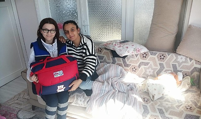 Büyükşehir’den 2859 Aileye Hoş Geldin Bebek Çantası