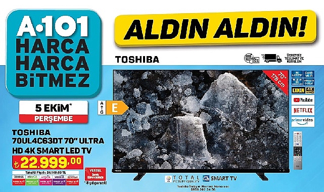 A101 Ekim Ayını Hesaplı Teknolojik Ürünlerle Karşılıyor