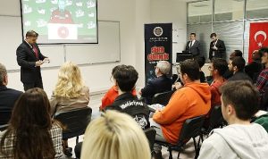 AÜ. Siber Güvenlik MYO’da Ali Taha Koç tarafından ilk ders verildi