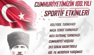 Bergama Belediyesi Cumhuriyetimizin 100. Yılı Spor Etkinlikleri