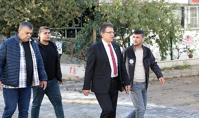 Başkan Arslan çalışmaları yerinde takip etti