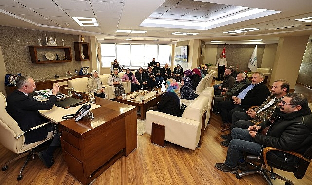 Kandıralı üreten kadınlardan Başkan Büyükakın’a ziyaret