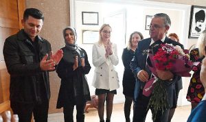 Öğrencilerden Başkan Topaloğlu’na Öğretmenler Günü sürprizi