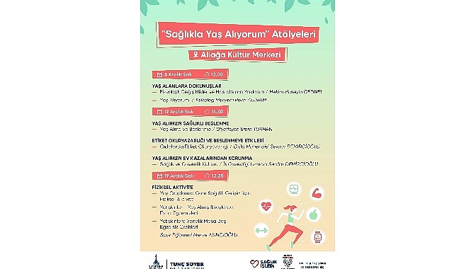 Sağlıkla yaş almanın sırları bu seminerlerde