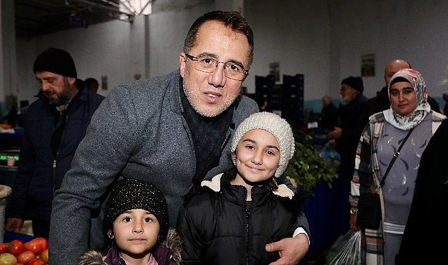 Başkan Savran’dan pazar ziyareti