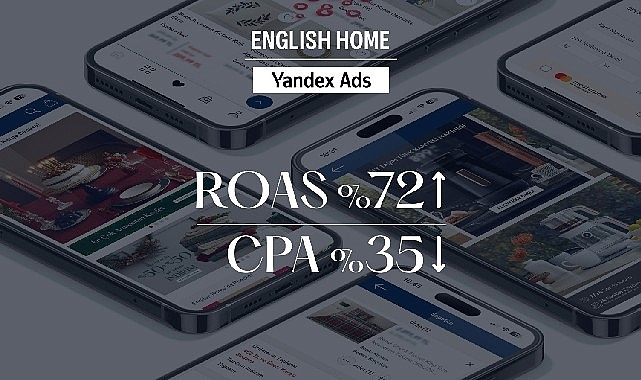 English Home, Yandex Ads iş birliği ile Efsane Cuma döneminde reklam harcama getirilerini %72 artırdı