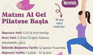 Güllük’te ücretsiz pilates kursu başlıyor