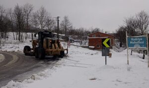 Nilüfer’de karla mücadele ekipleri seferber oldu