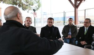 Şirin’den Millet Kıraathanesi’nde samimi sohbet