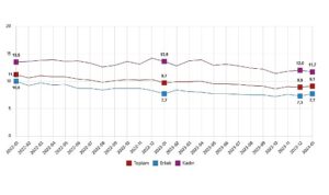 TÜİK: Mevsim etkisinden arındırılmış işsizlik oranı %9,1 seviyesinde gerçekleşti