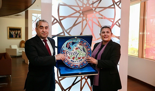 ADÜ Rektörü Kent, Çerçioğlu’nu Kutladı