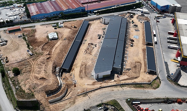 Gebze’de Yeni Sebze ve Meyve Hali İnşaatı Hızla İlerliyor