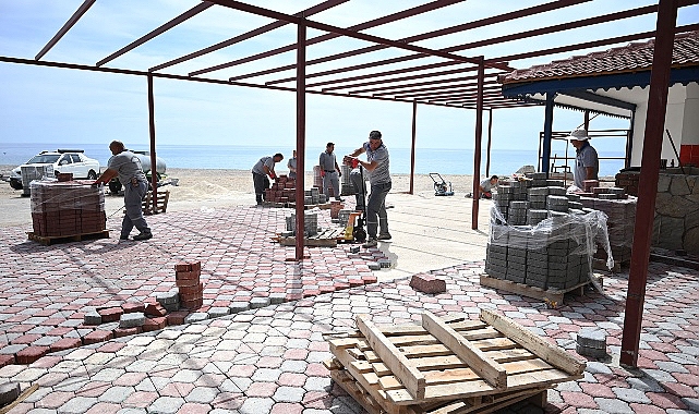 Kemer Belediyesi Fen İşleri Müdürlüğü’nden Tekirova Sahili Kafe Projesi