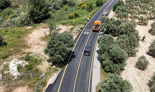 Kuşadası’nda Yol Yapım Çalışmaları Tamamlandı