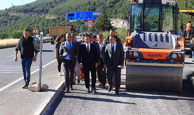 Muğla Büyükşehir Belediyesi Dirgeme Yolu Çalışmalarına Devam Ediyor