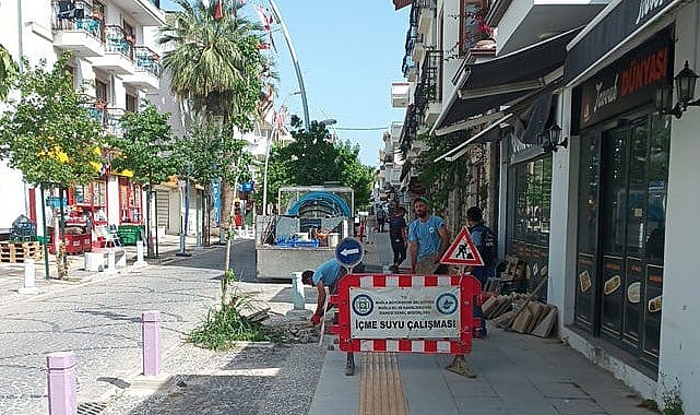 Muğla’da İçme Suyu Hat Yenileme Çalışmaları Devam Ediyor
