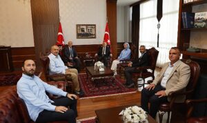 Sakarya Valisi ve Geyve Belediye Başkanı Buluştu