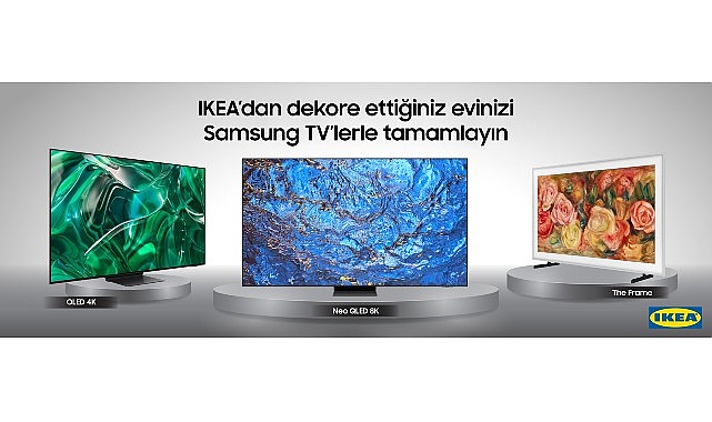 Samsung ve IKEA İş Birliğiyle Oturma Odalarına Yepyeni Bir Dokunuş