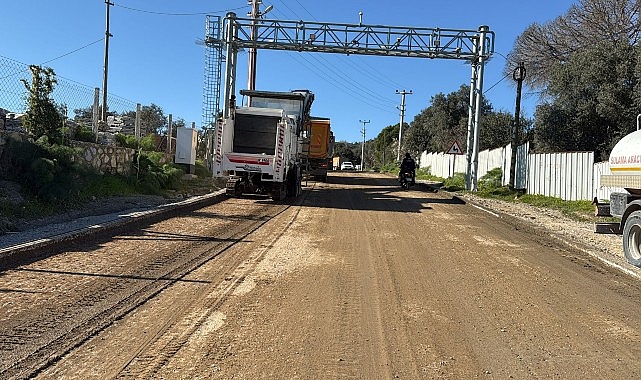 Büyükşehir’den Bodrum’a 28 Milyonluk Yol Yatırımı