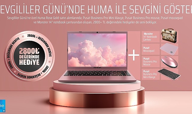 Göz alıcı tasarım, güçlü performans Sevgililer Günü’ne özel Huma Rose Gold!