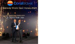 Grand park lara “chıld and famıly frıendly hotels” kategorisinde  dünyanın en iyileri arasında 