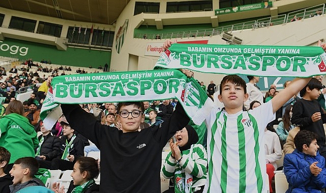 -Osmangazili çocuklar maç heyecanı yaşadı