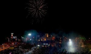 Havai fişek gösterisi muhteşemdi