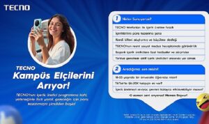 TECNO kampüs elçilerini arıyor!