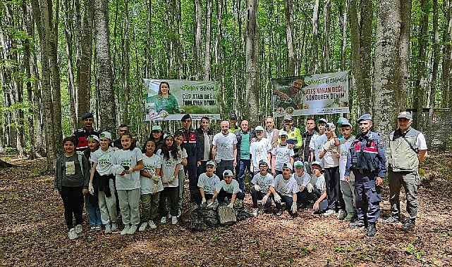 Gölcüklü minik ellerden anlamlı farkındalık ‘Ormanlar Benim’