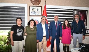 Göynük Ortaokul Müdüründen Başkan Topaloğlu’na ziyaret