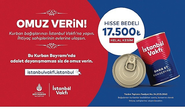 İstanbul Vakfı’nın Kurban Bağışı Kampanyası Başladı