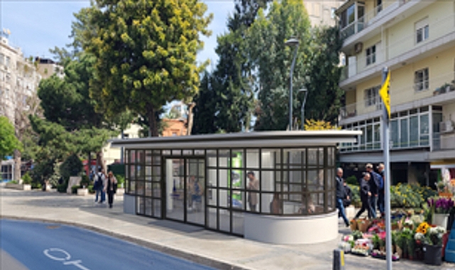 İzmir’in nostaljik durakları modern tasarımıyla geri dönüyor