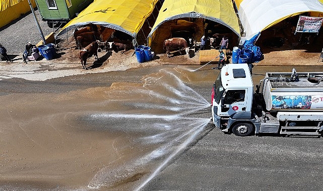 Temiz ve güvenli kurban pazarı Keçiören’de