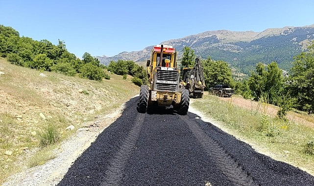 Alanya’nın yayla yollarında yaz mesaisi