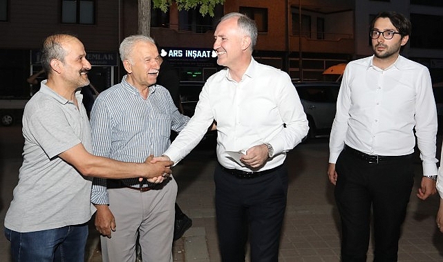 Başkan Alper Taban Sinanbey’de Vatandaşlarla Buluştu