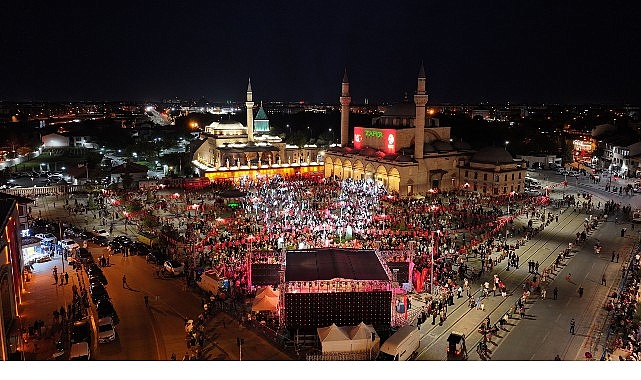 15 Temmuz’un 9. Yılında Konyalılar Mevlana Meydanı’nda Buluştu