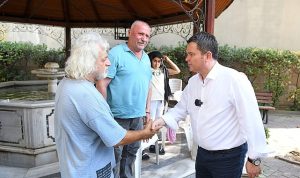 Başkan Erkan Aydın Küçükbalıklı’da vatandaşla buluştu