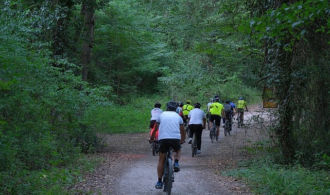 Dağ bisikleti tutkunları Ormanya’da buluştu