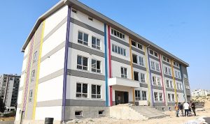 23 Nisan Mahallesi’ndeki okul inşaatında sona gelindi