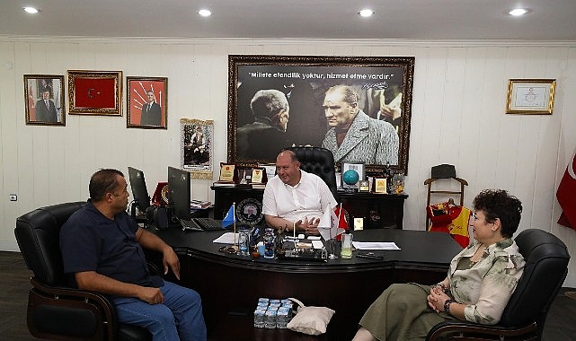 Başkan Çiçek, Muhtarlar Derneği’ni Ağırladı