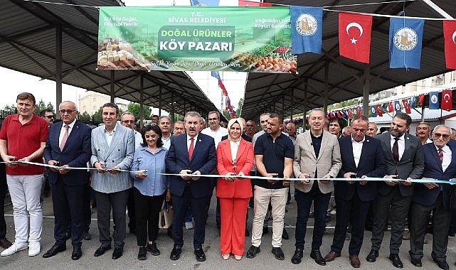 Doğal Ürünler ve Köy Pazarı Hizmete Açıldı