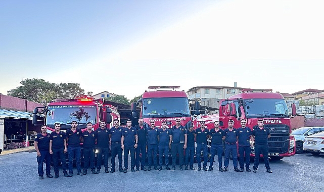 Kocaeli İtfaiyesi Çanakkale’ye gitti
